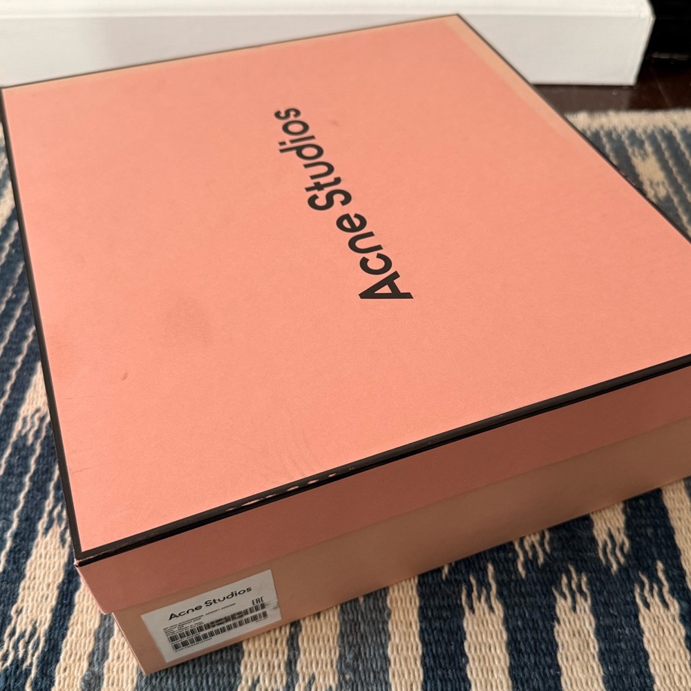 ACNE Studios X Honey Dijon Pistol Boots in Pink Faux Leather (NIB) - Picture 6 of 6